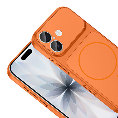 iPhone 17 Kılıf M-Safe Şarj Özellikli Kamera Korumalı Formen Kılıf