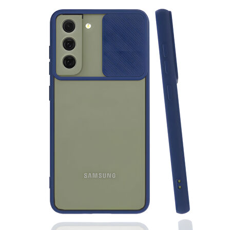 Galaxy S22 Plus Kılıf Lensi Sürgülü Kamera Koruyucu Kılıf