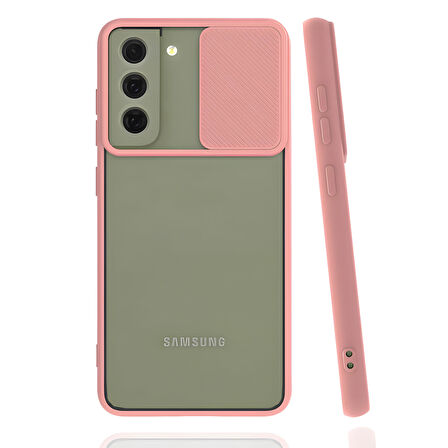Galaxy S22 Plus Kılıf Lensi Sürgülü Kamera Koruyucu Kılıf