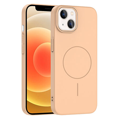 iPhone 14 Kılıf Magsafe Şarj Özellikli Ruby Sert Kılıf