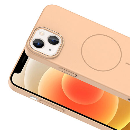 iPhone 14 Kılıf Magsafe Şarj Özellikli Ruby Sert Kılıf