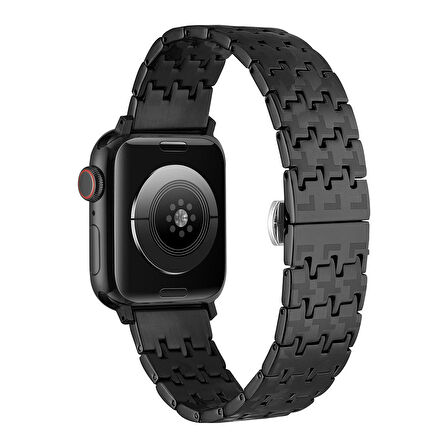 Apple Watch Uyumlu 7 41mm Zore KRD-86 Metal Kordon 