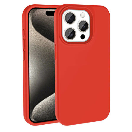 iPhone 15 Pro Kılıf Magsafe Şarj Özellikli Sıvı Teknolojili Silinebilir Sert Kivi Kılıf