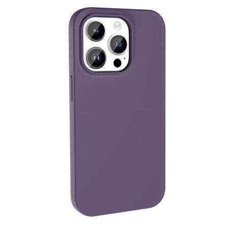 iPhone 14 Pro Max Kılıf Magsafe Şarj Özellikli Sıvı Teknolojili Silinebilir Sert Kivi Kılıf