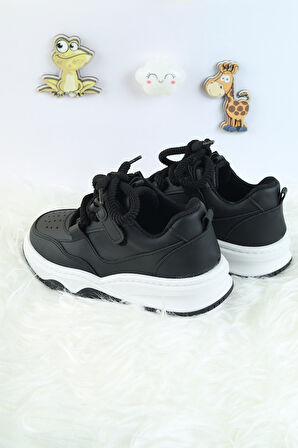 Unisex Çocuk Spor Ayakkabı Kuromi Spor Ayakkabı Özel Tasarım BaĞçıklı ve Cırtlı Çocuk Sneaker Spor