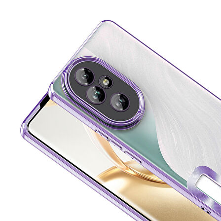 Honor 200 Pro Kılıf Kamera Korumalı Logo Gösteren Omega Kılıf