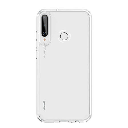 Huawei P40 Lite E Kılıf Zore Coss Şeffaf Sert Silikon Kılıf