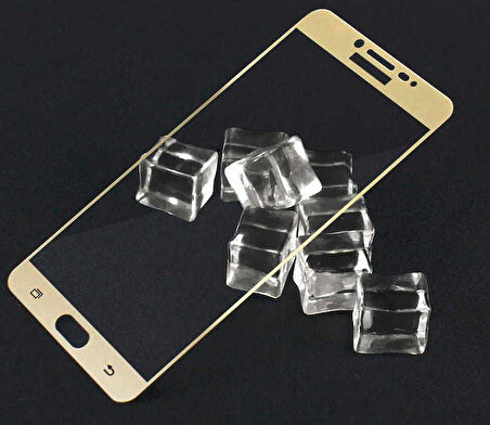 Galaxy C9 Pro Ekranı Tam Kaplayan Düz Cam Koruyucu