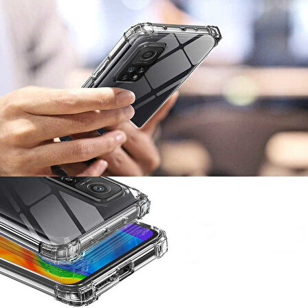 Xiaomi Mi 10T 5G - Mi 10T Pro 5G Kılıf Zore Nitro Anti Shock Silikon Kılıf