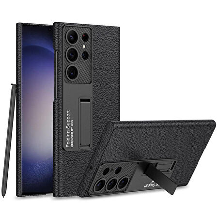 Galaxy S24 Ultra Kılıf Kıpta Standlı Kılıf