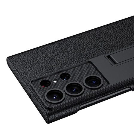 Galaxy S24 Ultra Kılıf Kıpta Standlı Kılıf