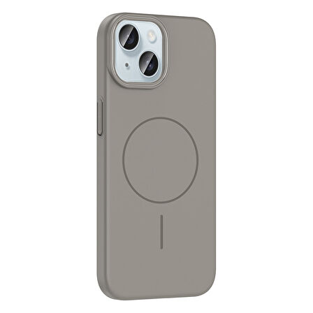 iPhone 15 Kılıf Magsafe Şarj Özellikli Ruby Sert Kılıf