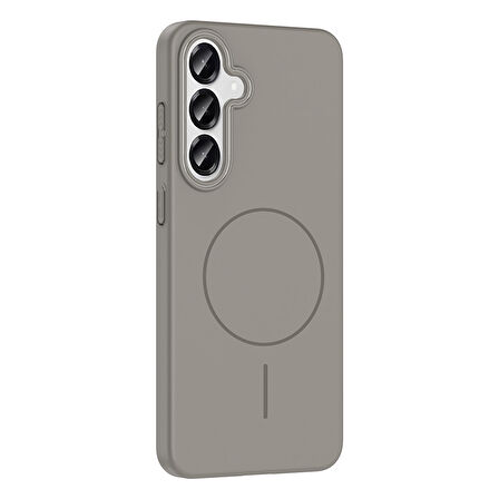 Galaxy S25 Kılıf Magsafe Şarj Özellikli Ruby Sert Kılıf