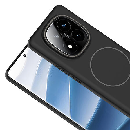 Xiaomi Redmi Note 14 Pro Plus Kılıf Magsafe Şarj Özellikli Ruby Sert Kılıf
