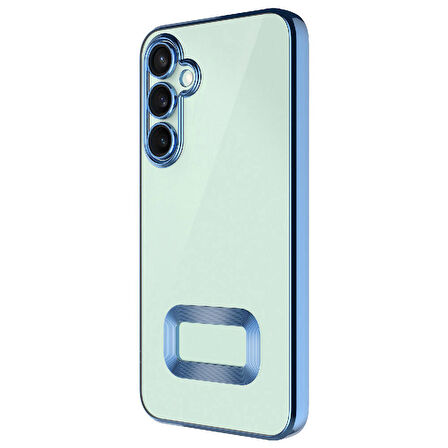 Galaxy S23 FE Kılıf Kamera Korumalı Logo Gösteren Omega Kılıf