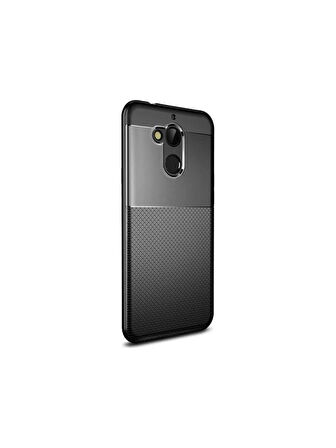 General Mobile GM 8 Kılıf Çizgili Kare Görünümlü Optik Kılıf