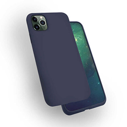 Apple iPhone 11 Pro Kılıf Zore Silk Kadife İç Yüzey Silikon Kılıf