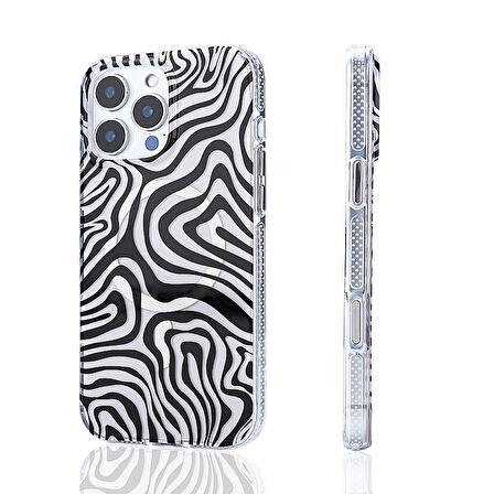 iPhone 14 Pro Max Kılıf Magsafe Şarj Özellikli Leopar Desenli Jago Kılıf