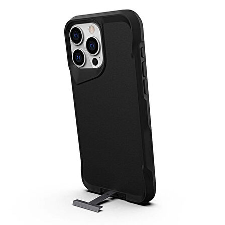 iPhone 15 Pro Kılıf Airbag Kenarlı T-Max Mat Standlı Kılıf