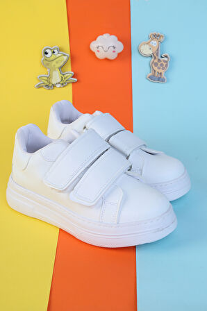 Unisex Esnek Taban Rahat Nefes Alır Sade Çocuk Spor Ayakkabı Çocuk Sneaker Ayakkabı  