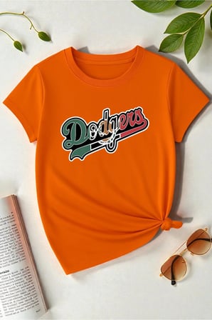 Erkek Dodgers Baskılı Tasarım Tshirt
