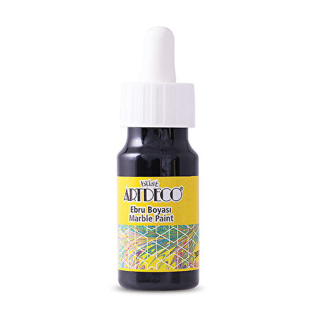 Artdeco Ebru Boyası 30Ml Siyah - 2 adet