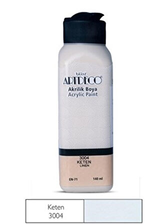 Artdeco Akrilik Boya 140 ml Keten - 4 adet
