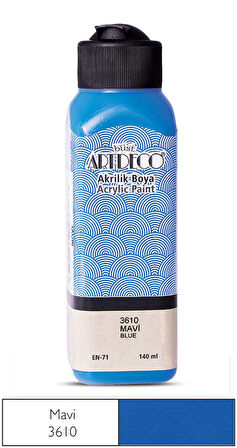 Artdeco Akrilik Boya 140 ml Mavi 2 adet