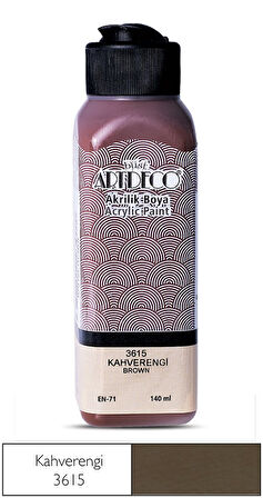 Artdeco Akrilik Boya 140 ml Kahverengi - 4 adet