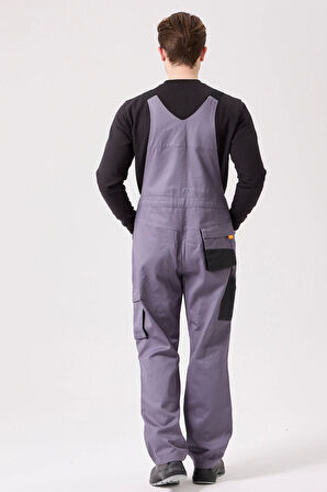 Baccata Bahçıvan Tulum Erkek İş Güvenliği Kot Salopet Dayanıklı Denim Tulum Çok Cepli