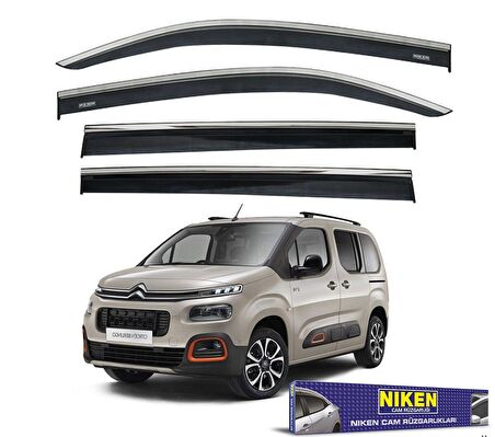 Toyota proace city cam rüzgarlığı kromlu 2021+ niken