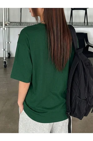 Unisex Kurdele Baskılı Tasarım Tshirt