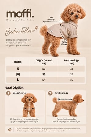 moffi Müslin Pamuklu Tasma Delikli Kedi ve Küçük Irk Köpek Gömleği