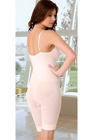 Kadın Bej Tam Boy Korse