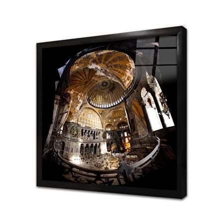 İstanbul Ayasofya Müzesi Çerçeveli Cam Tablo