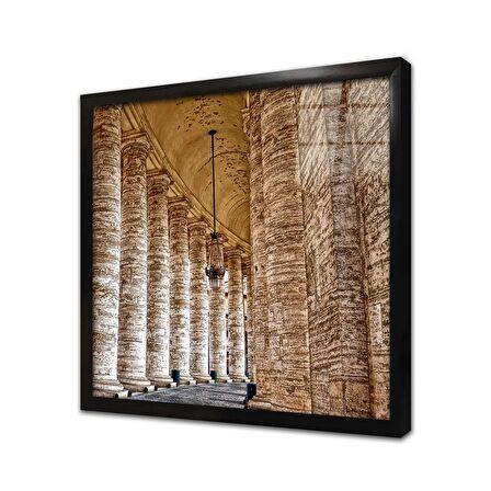 Osmanlı Sütun Çerçeveli Cam Tablo