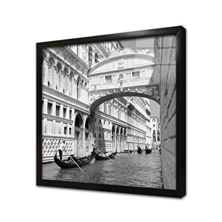 Ahlar Köprüsü Çerçeveli Cam Tablo