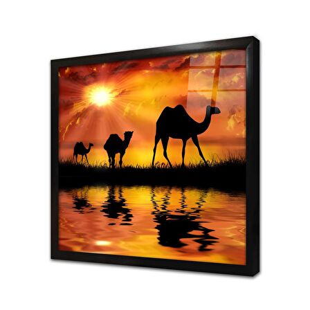 Develer Çerçeveli Cam Tablo