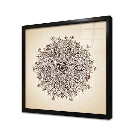 Osmanlı Desen Çerçeveli Cam Tablo