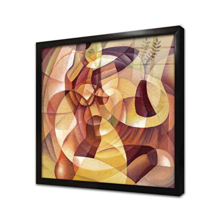 Figür Çerçeveli Cam Tablo