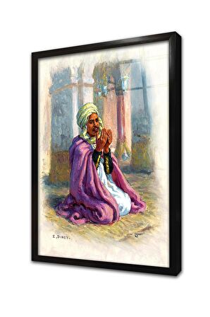 Dua Eden Adam Çerçeveli Cam Tablo