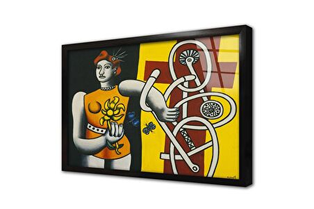 Big Julie Çerçeveli Cam Tablo