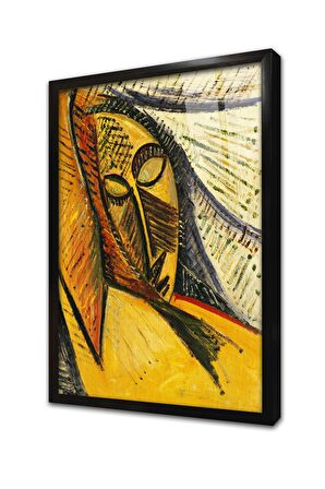 Picasso Çerçeveli Cam Tablo