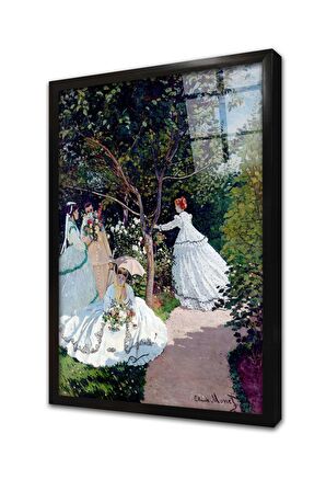 Empresyonizm Çerçeveli Cam Tablo