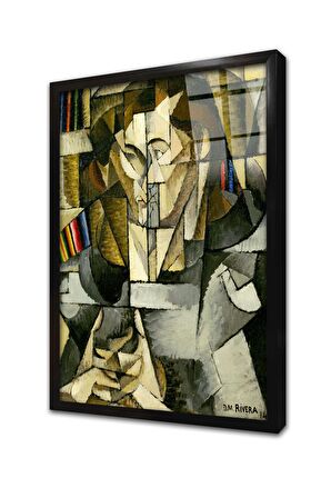 Cubism Çerçeveli Cam Tablo