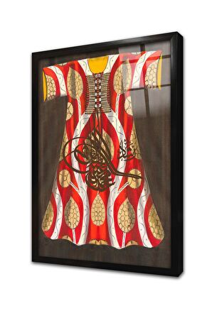 Osmanlı Kaftan Çerçeveli Cam Tablo