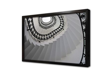 Merdiven Çerçeveli Cam Tablo