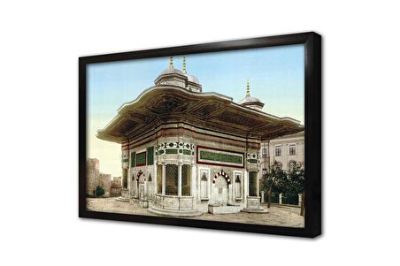 Şadırvan Çerçeveli Cam Tablo