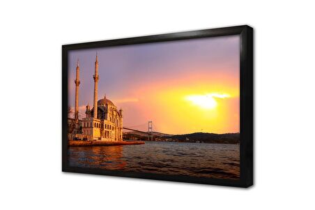 Ortaköy Cami İstanbul Çerçeveli Cam Tablo