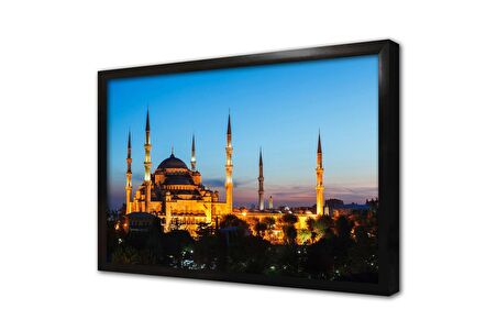 İstanbul Sultanahmed Cami Çerçeveli Cam Tablo